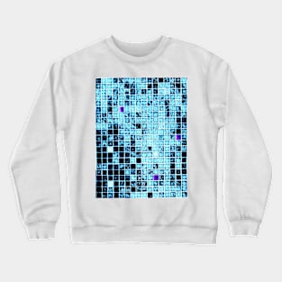 Modernist Matrix Blue Crewneck Sweatshirt